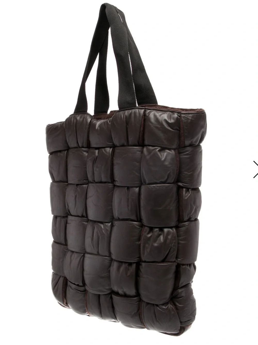 BOTTEGA VENETA Padded Tote Bag Calfskin Leather Wool Fondant. NEW! RT $ 4990. XL